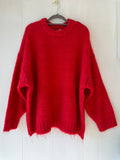 Lena Knit Jumper Red