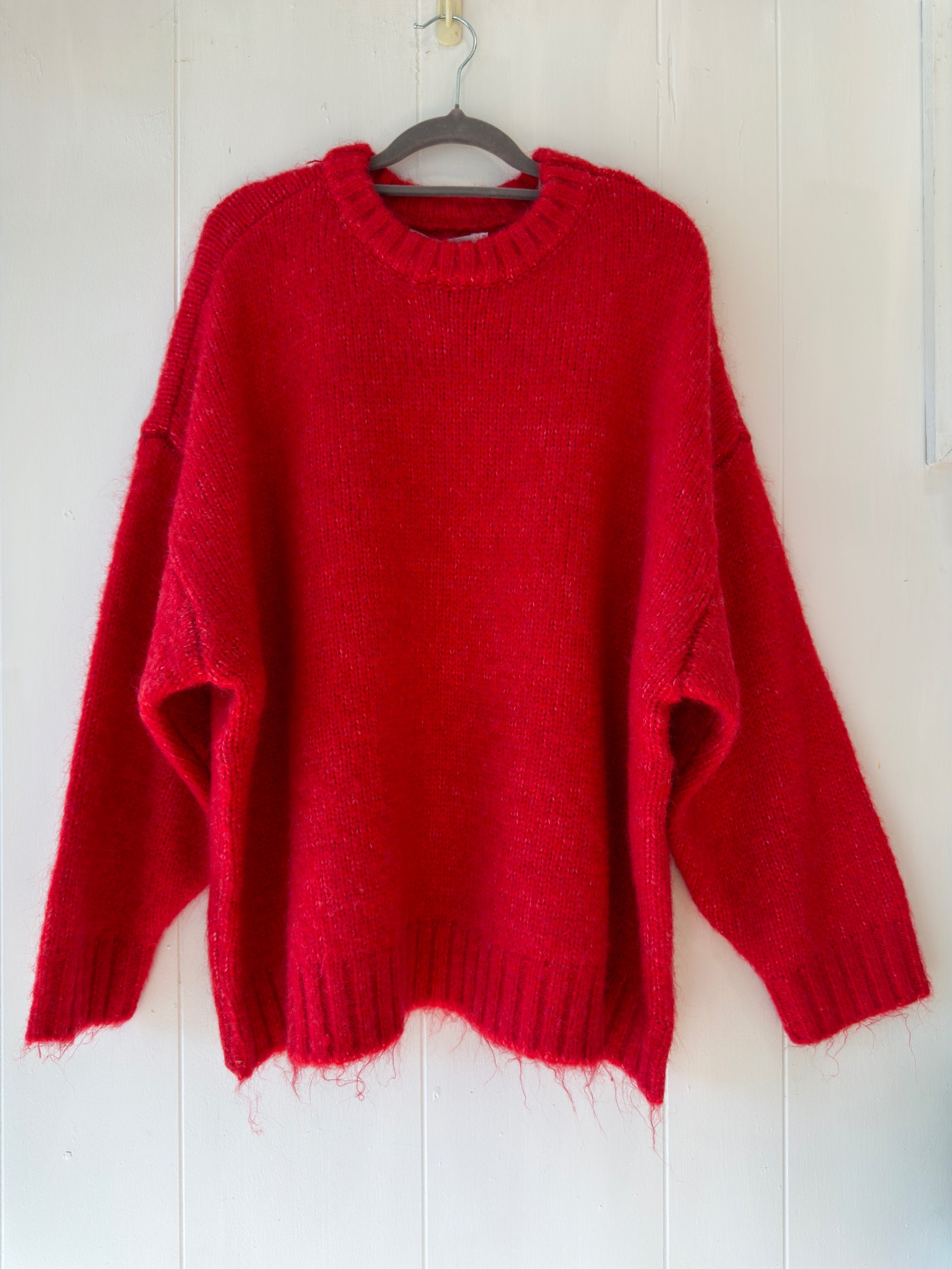 Lena Knit Jumper Red