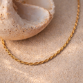 Livia Stainless Steel Gold Chain Necklace