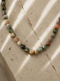 Seabreeze Natural Stone Beaded Necklace