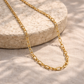 Nerina Stainless Steel Gold Chain Necklace