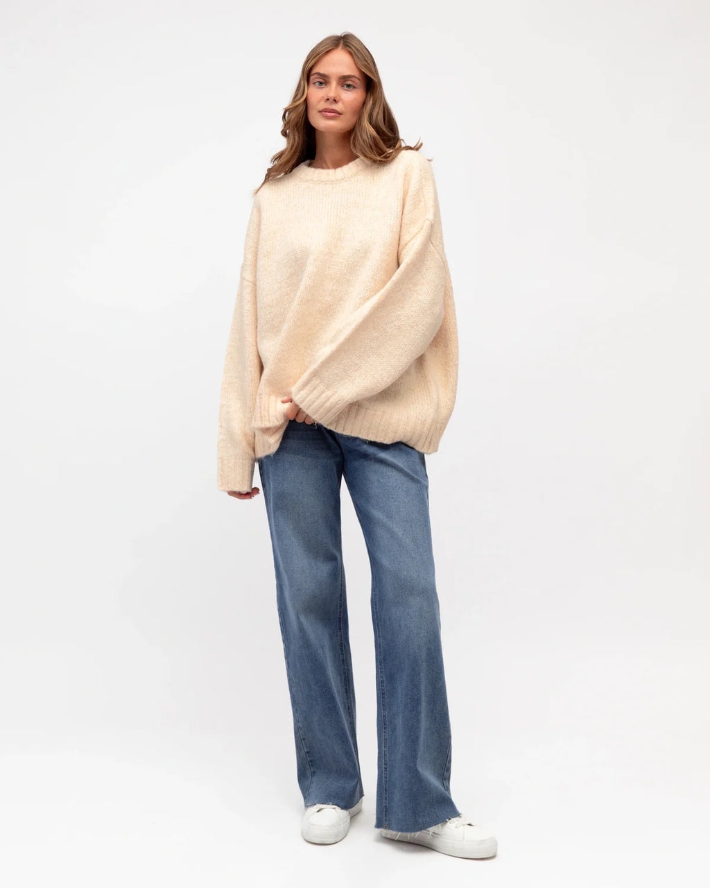 Lena Knit Jumper Silver