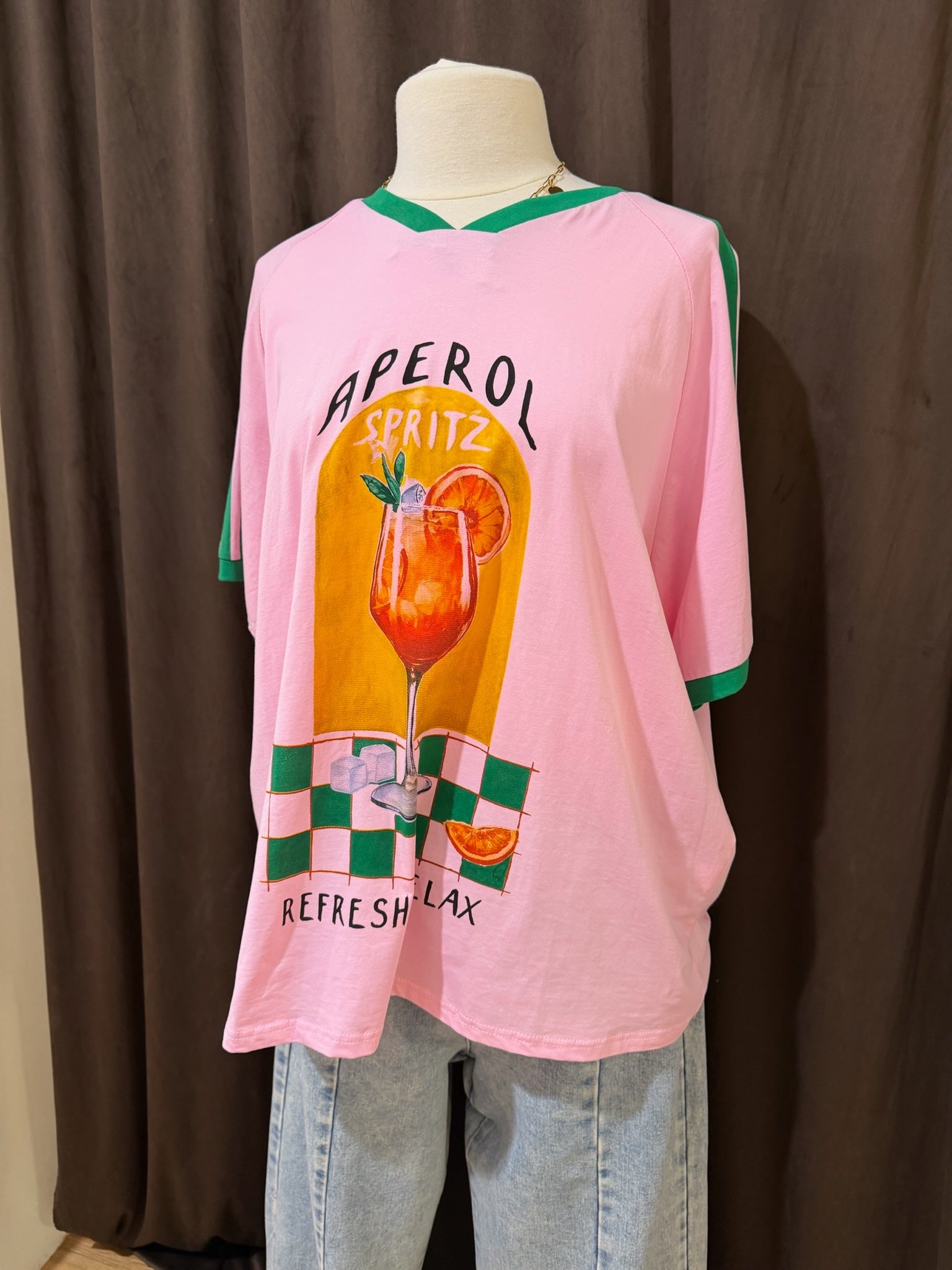 Aperol Spritz Pink Graphic Tee