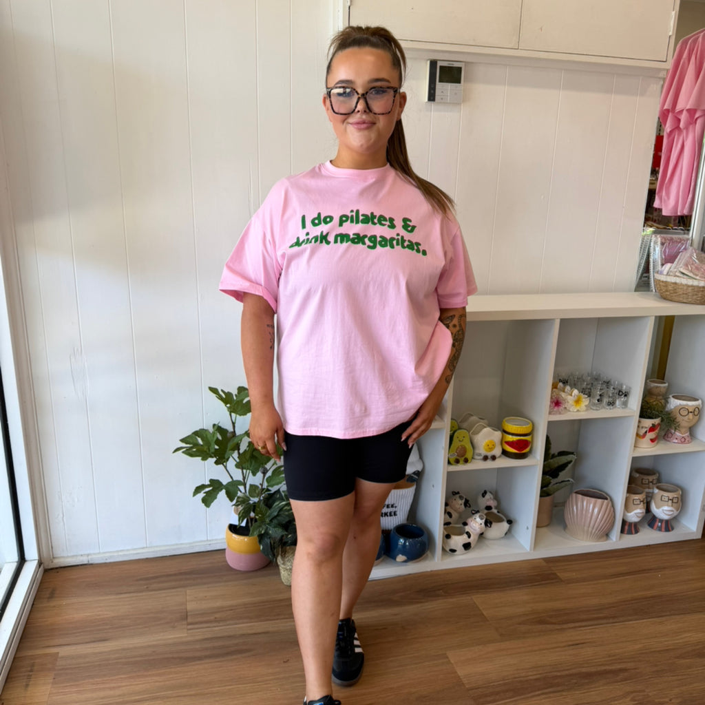 Pink Pilates and Margaritas Tee