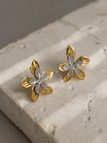 Clover Stainless Steel Earrings