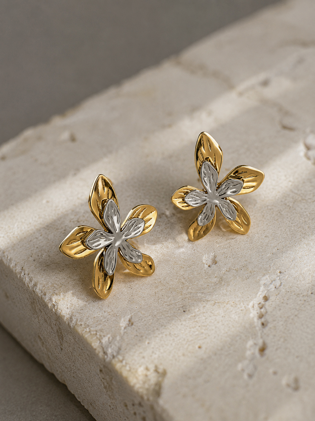 Clover Stainless Steel Earrings