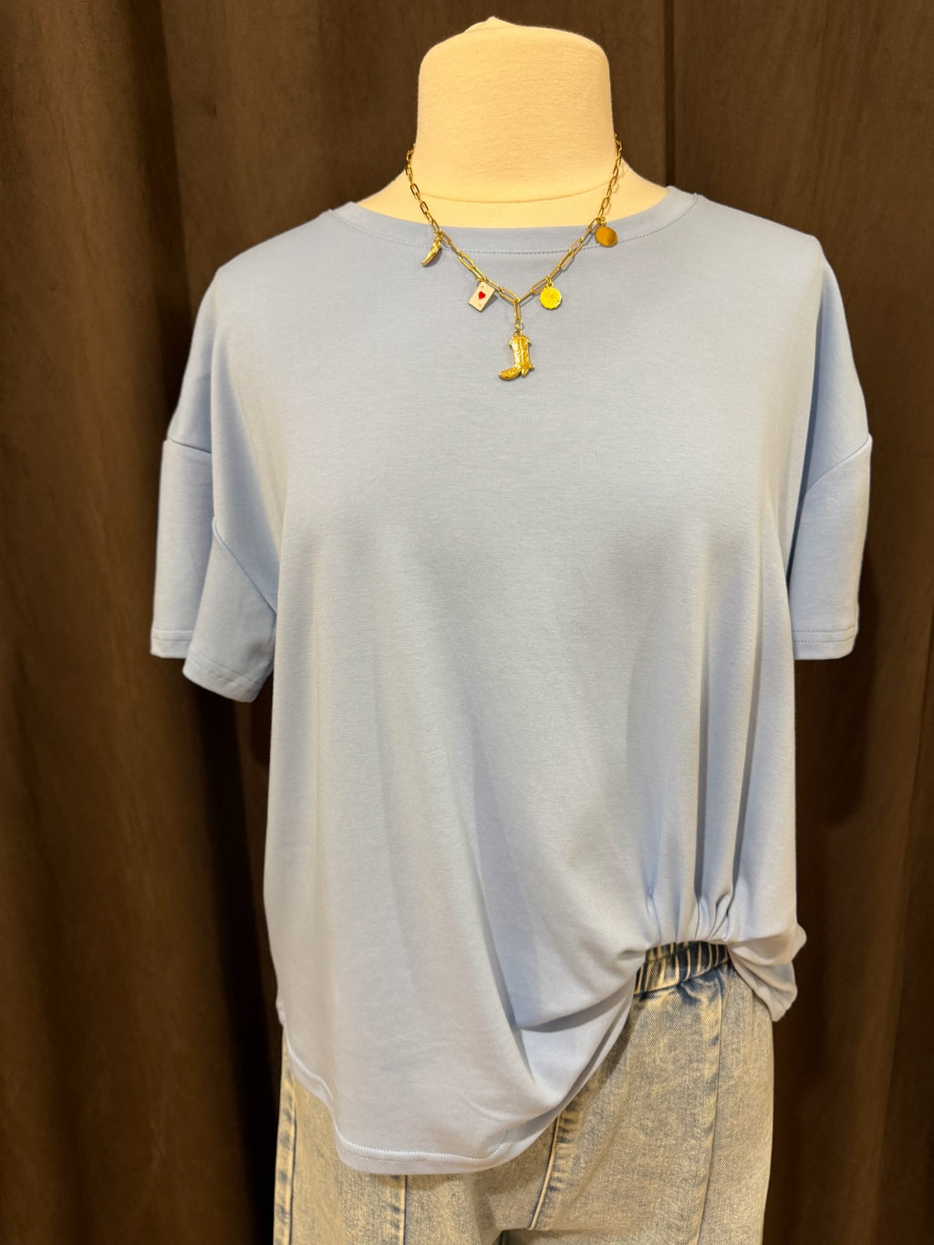 Easy Tuck Tee Light Blue