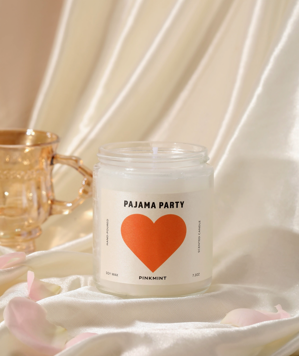 Pajama Party Soy Candle Pinkmint