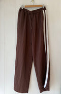 Violet Stripe Pants Chocolate
