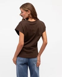 Easy Drawstring Tee - Chocolate