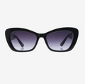 Absolutely Flawless oversized cat-eye sunglasses in black, Reality Eyewear