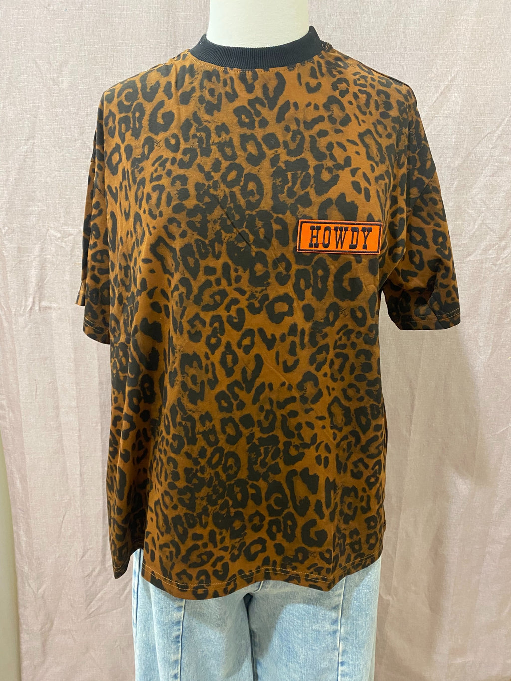 Howdy Leopard Oversize Tee