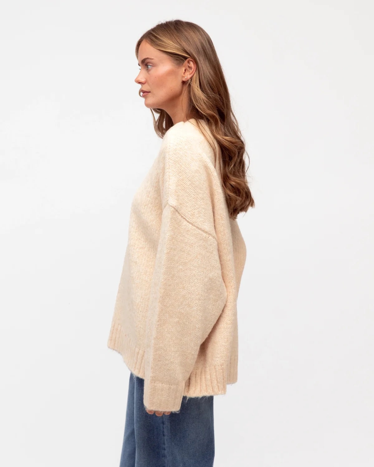 Lena Knit Jumper Silver