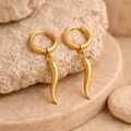 Soren Stainless Steel Gold Earrings