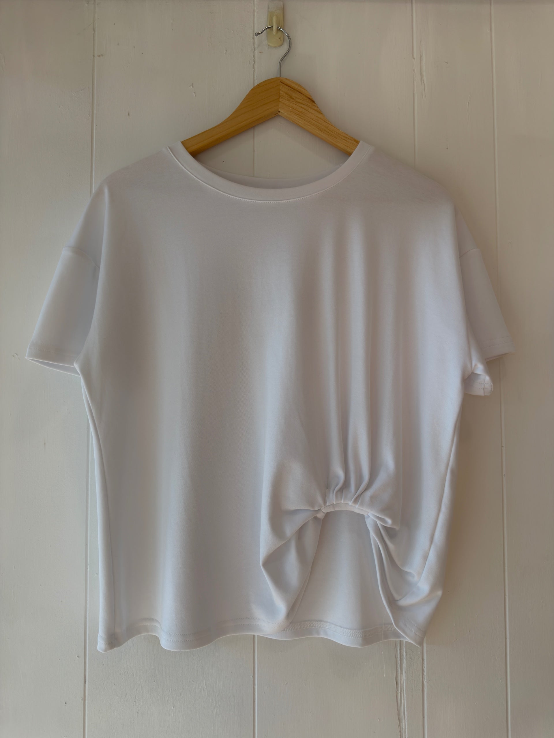 Easy Tuck Tee - White