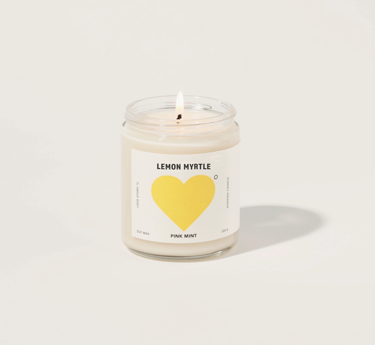 Lemon Myrtle Soy Candle Pinkmint