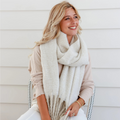 Soft Cream Soft Scarf Free Spirit Australia