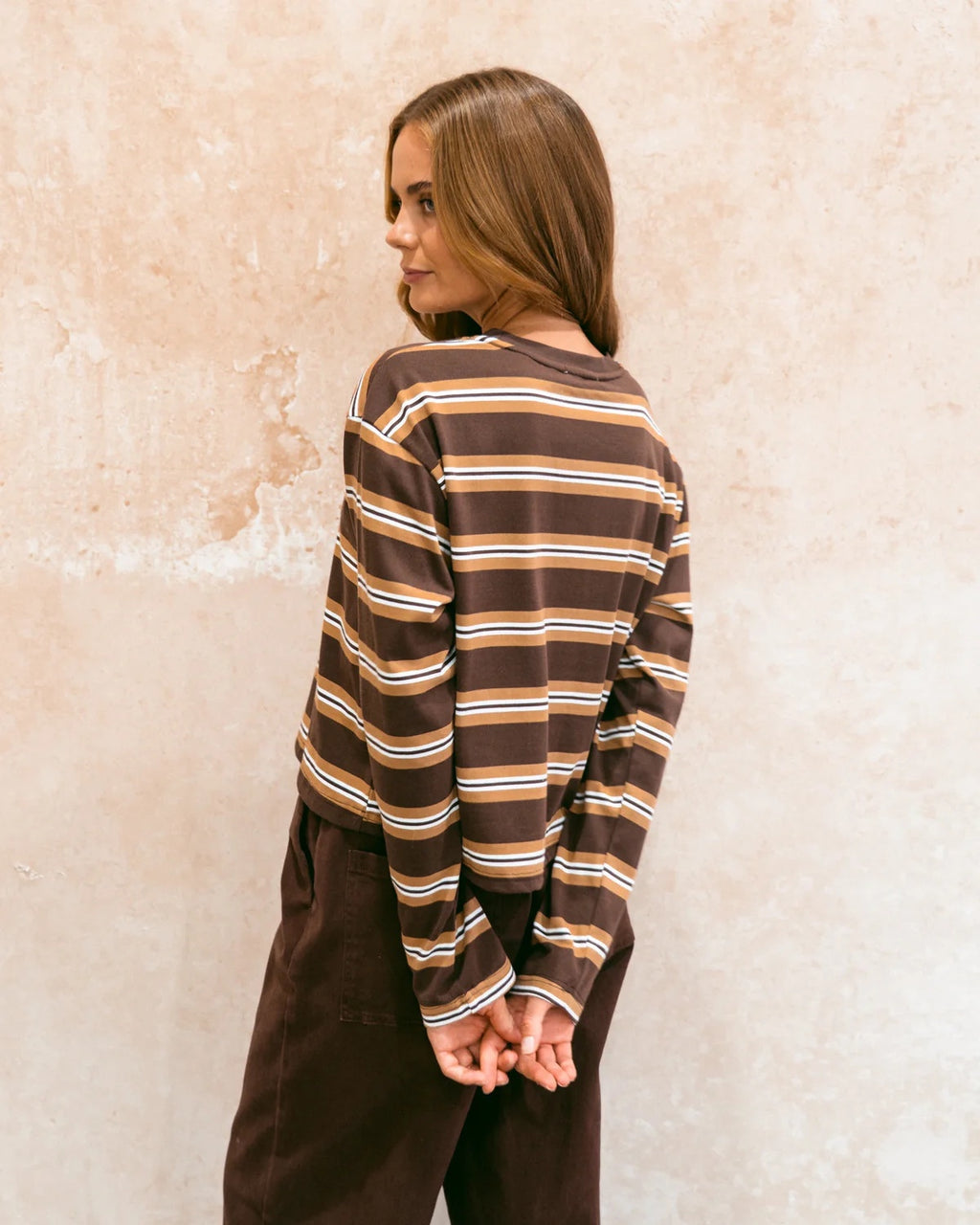 Espresso Chocolate Stripe Long Sleeve