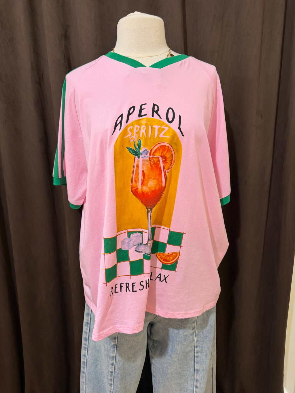 Aperol Spritz Pink Graphic Tee