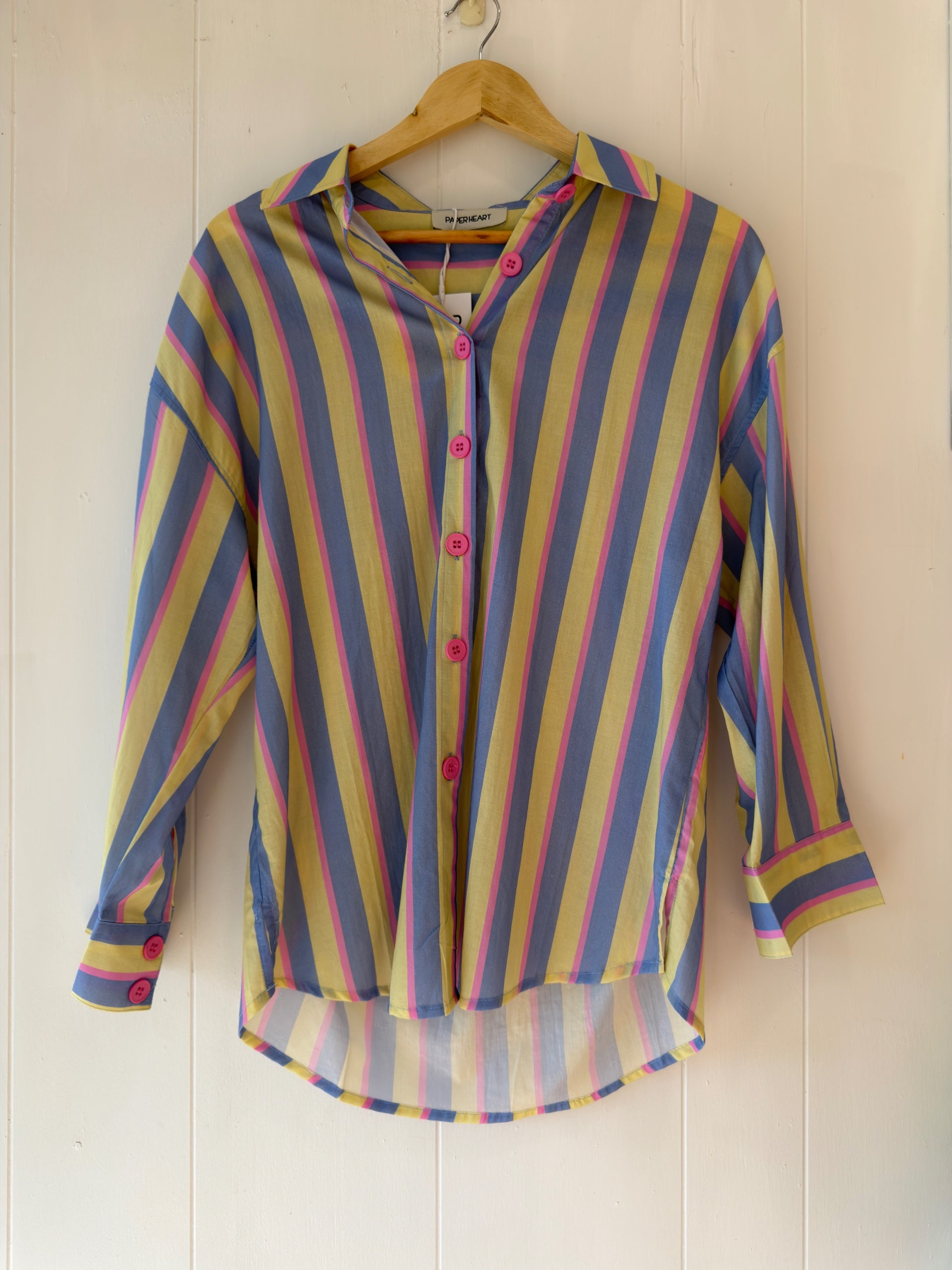 Yellow Blue Renata Shirt