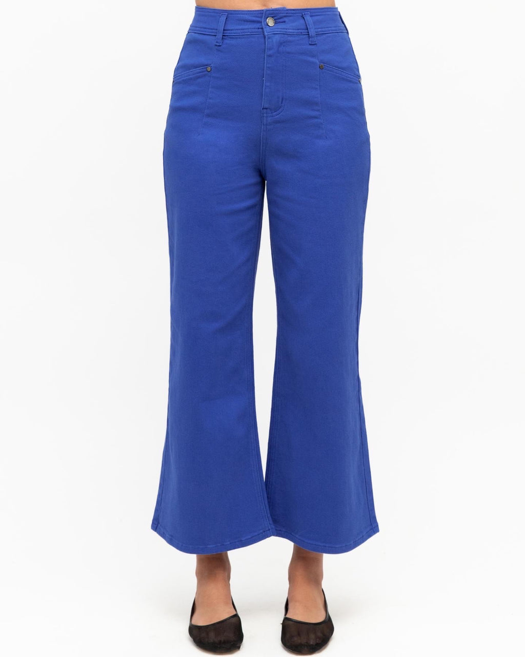 Sadie Wide-Leg Jeans in Cobalt Blue – Denim by Salt & Tide Co
