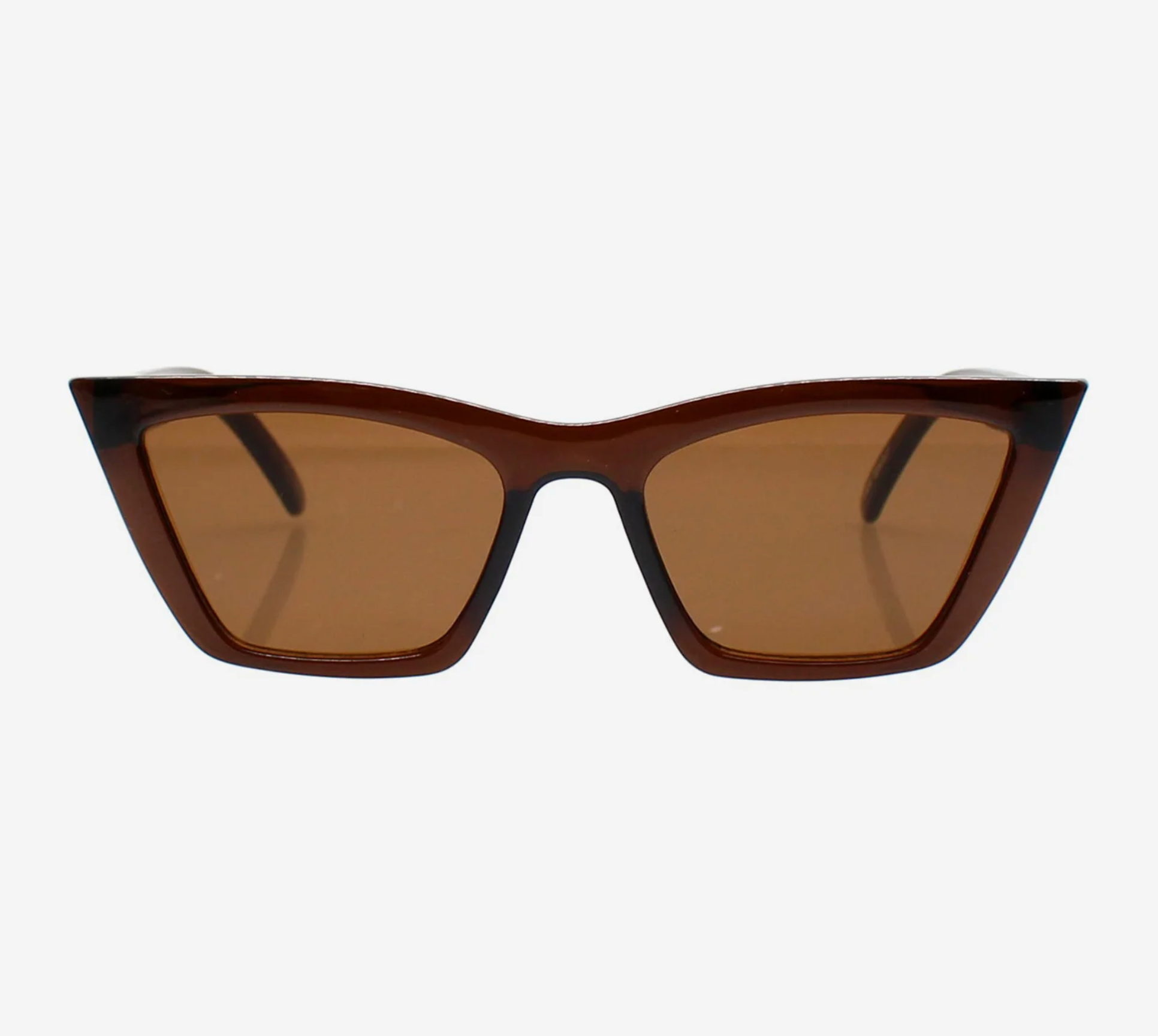 Van Saint angular sunglasses in chocolate brown, recycled frame by Reality Eyewear