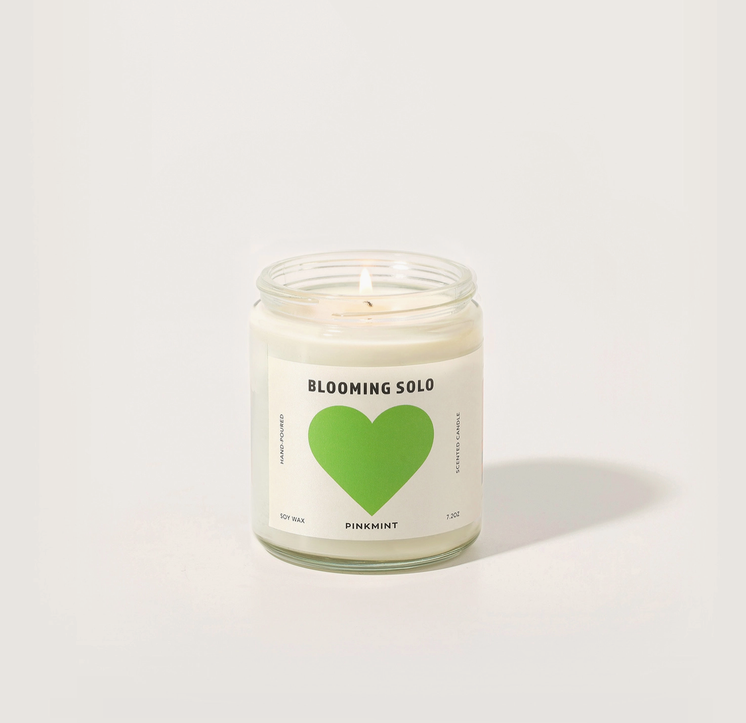 Blooming Solo Soy Candle Pinkmint