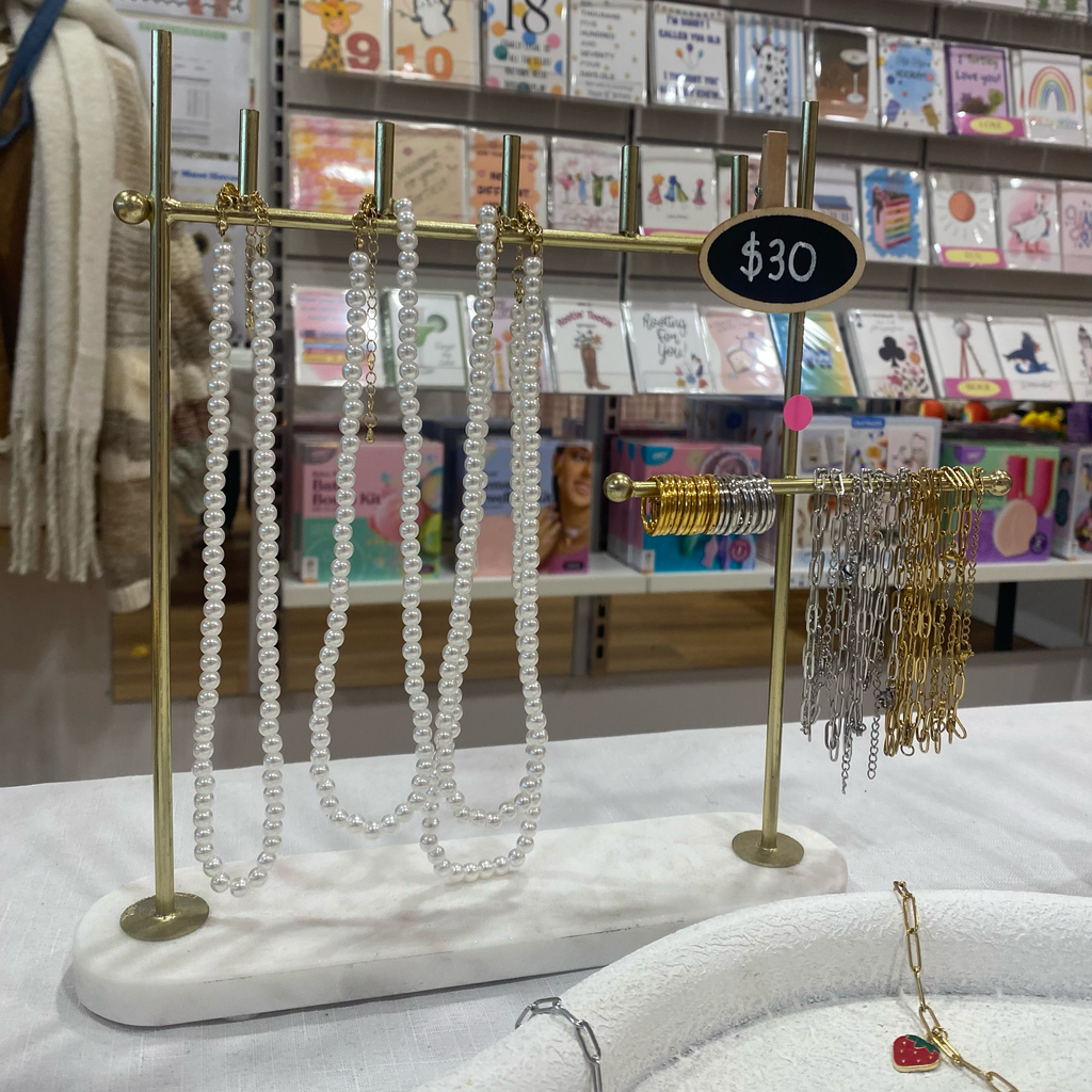 40cm Pearl Plated Necklace