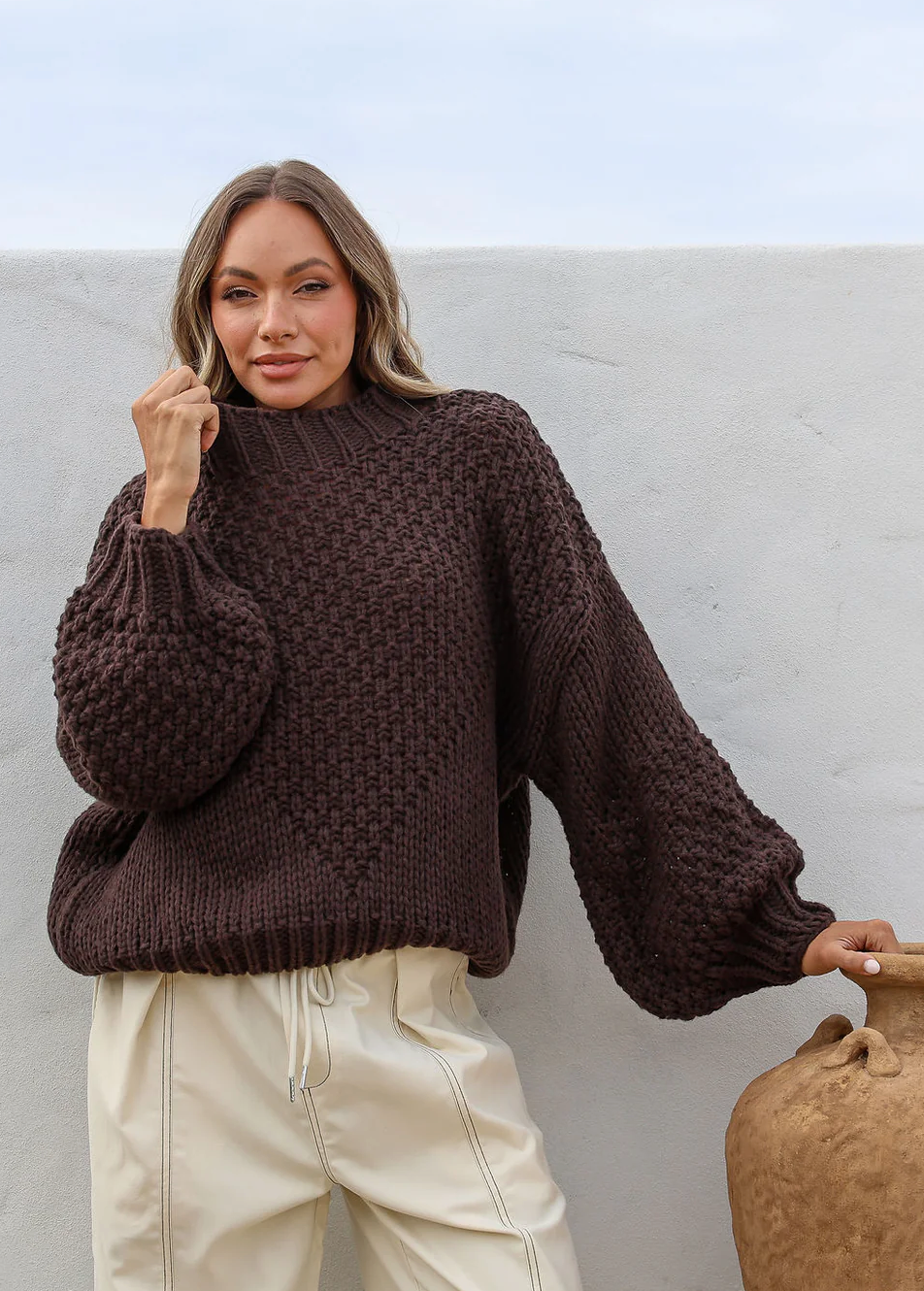 Getaway Knit Chocolate