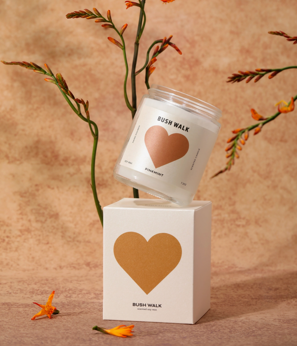 Bush Walk Soy Candle Pinkmint