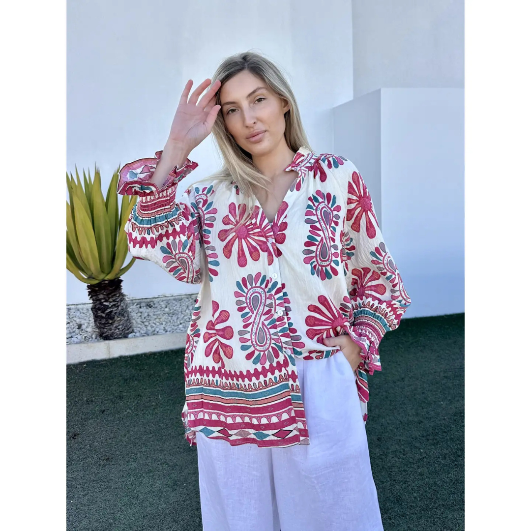 Eight Four Nine Pink Top Kiik Luxe