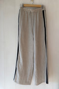 Violet Stripe Pants Beige
