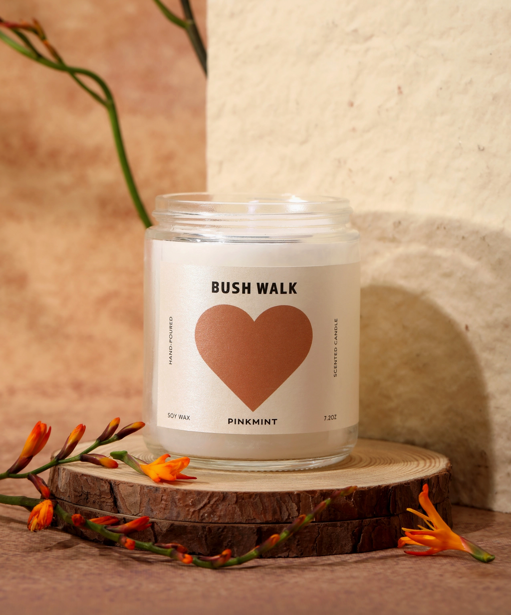 Bush Walk Soy Candle Pinkmint