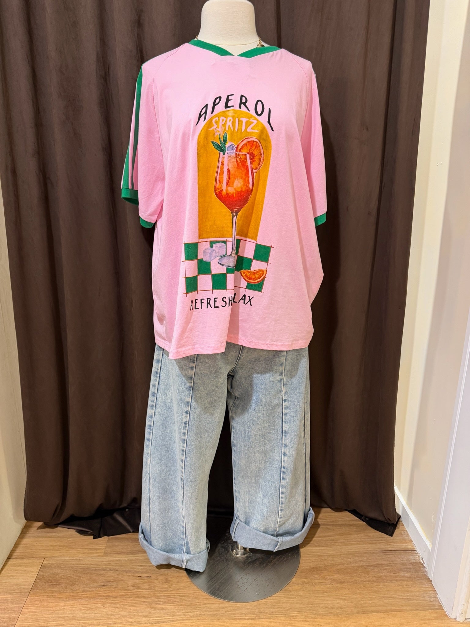 Aperol Spritz Pink Graphic Tee