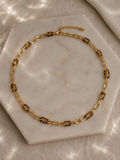 Capri Stainless Steel Gold Necklace