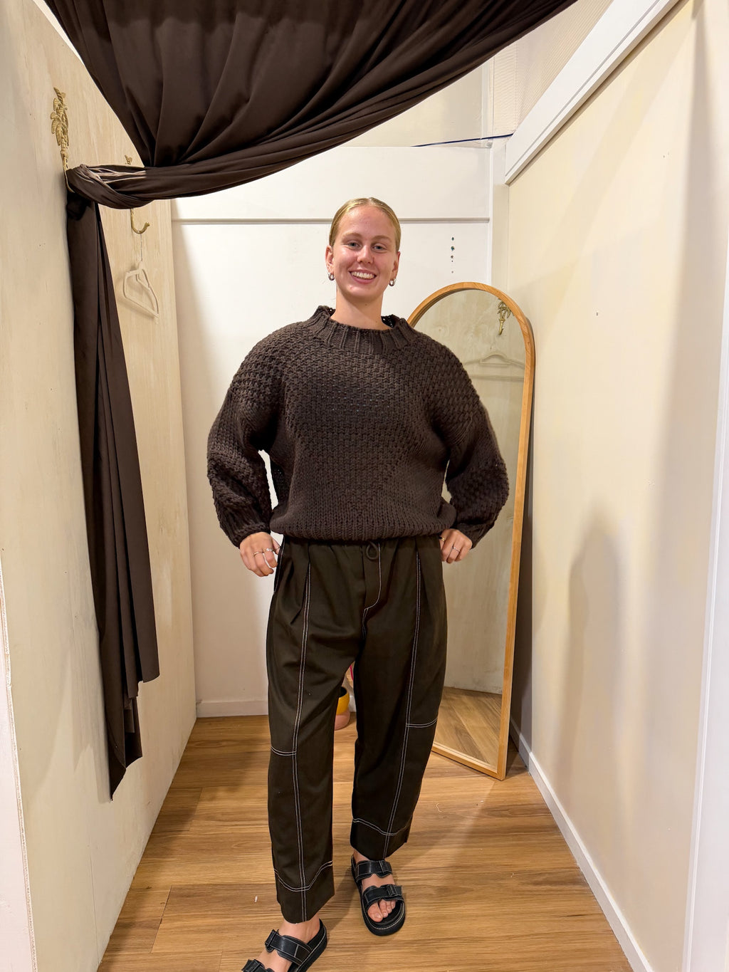 Dina Cargo Chocolate Pants