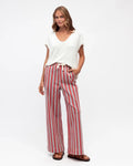 Red Denim Stripe Jeans