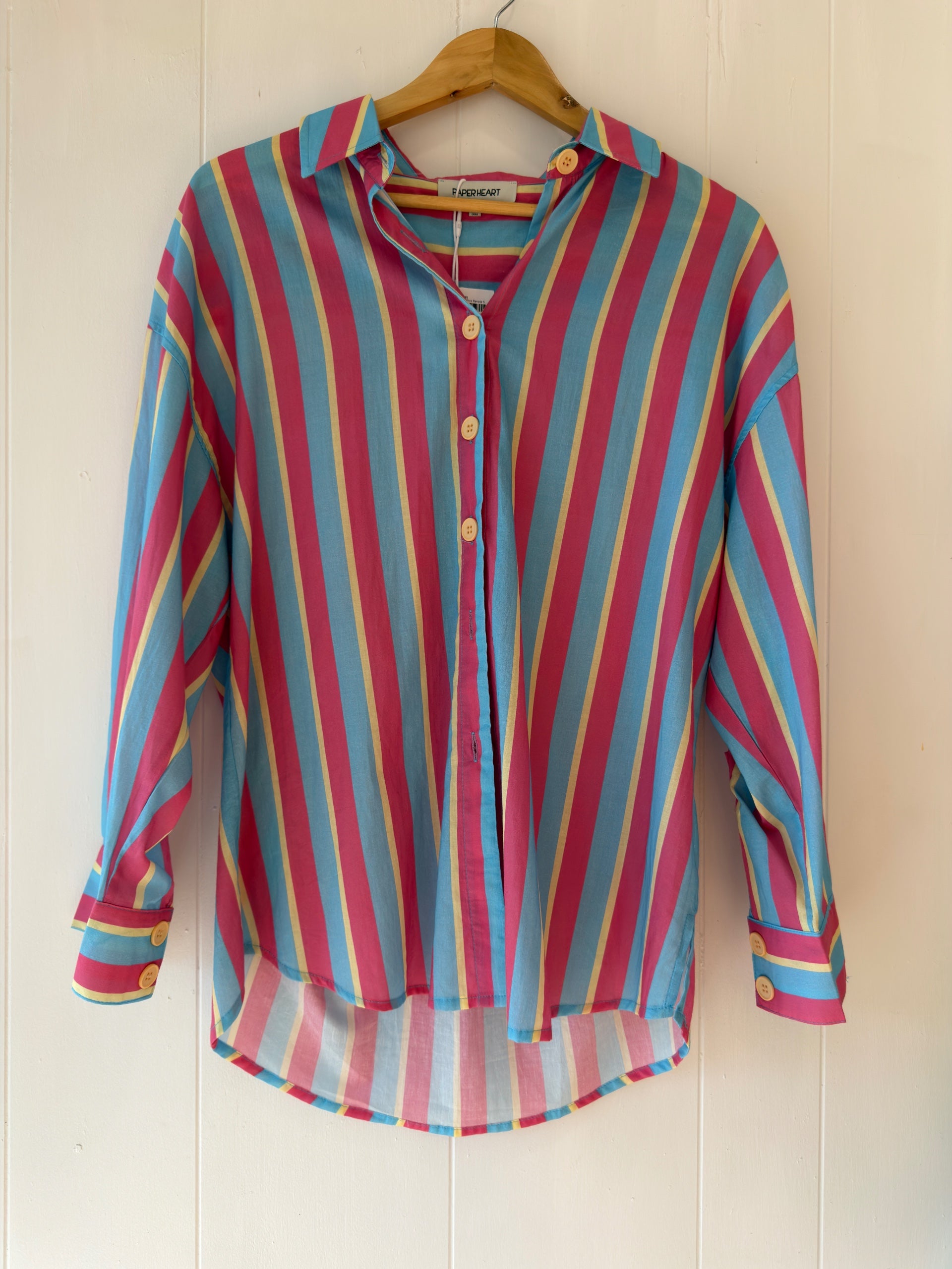 Aqua Pink Renata Shirt
