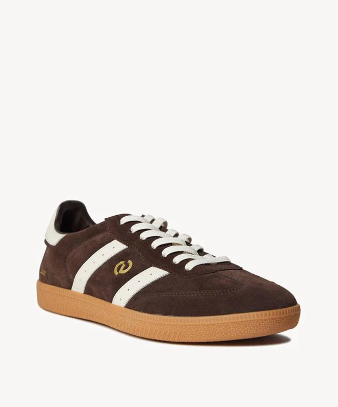 Goodsole 2001 Espresso Ivory Suede Leather – Shoes