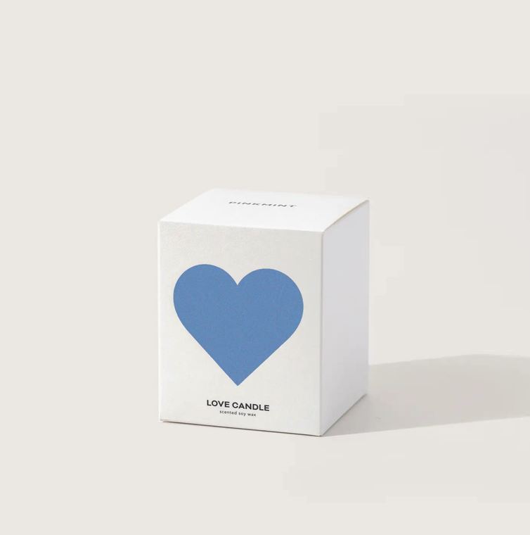 Blue Whisper Soy Candle Pinkmint
