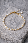 Aurelia Fresh Water Pearl Stainless Steel Bracelet