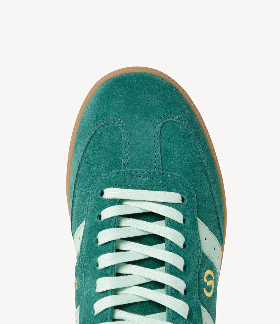 Goodsole 2001 Parallel Green / Mint Suede Leather – Shoes
