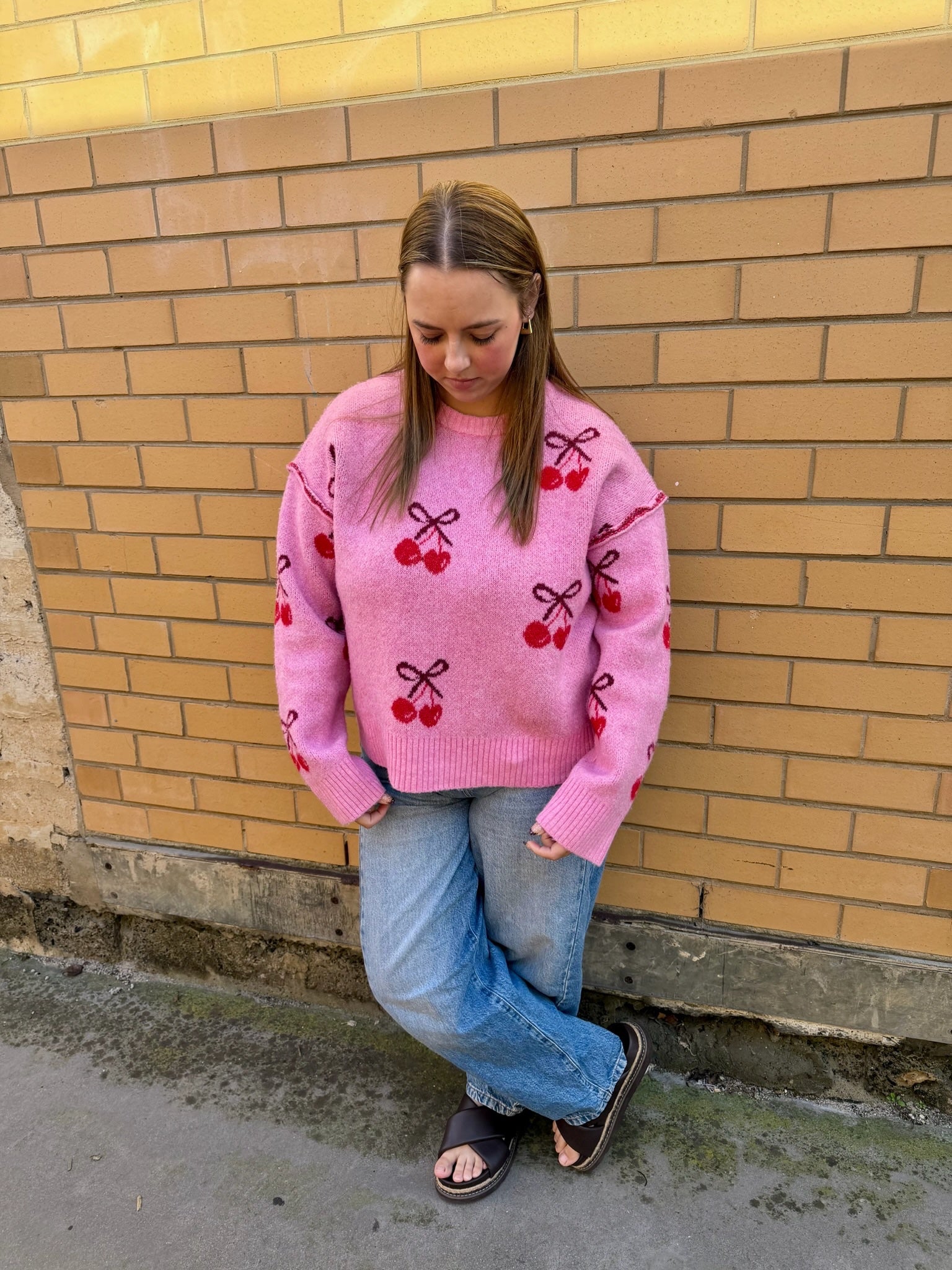 Delilah Pink Knit – Knitwear