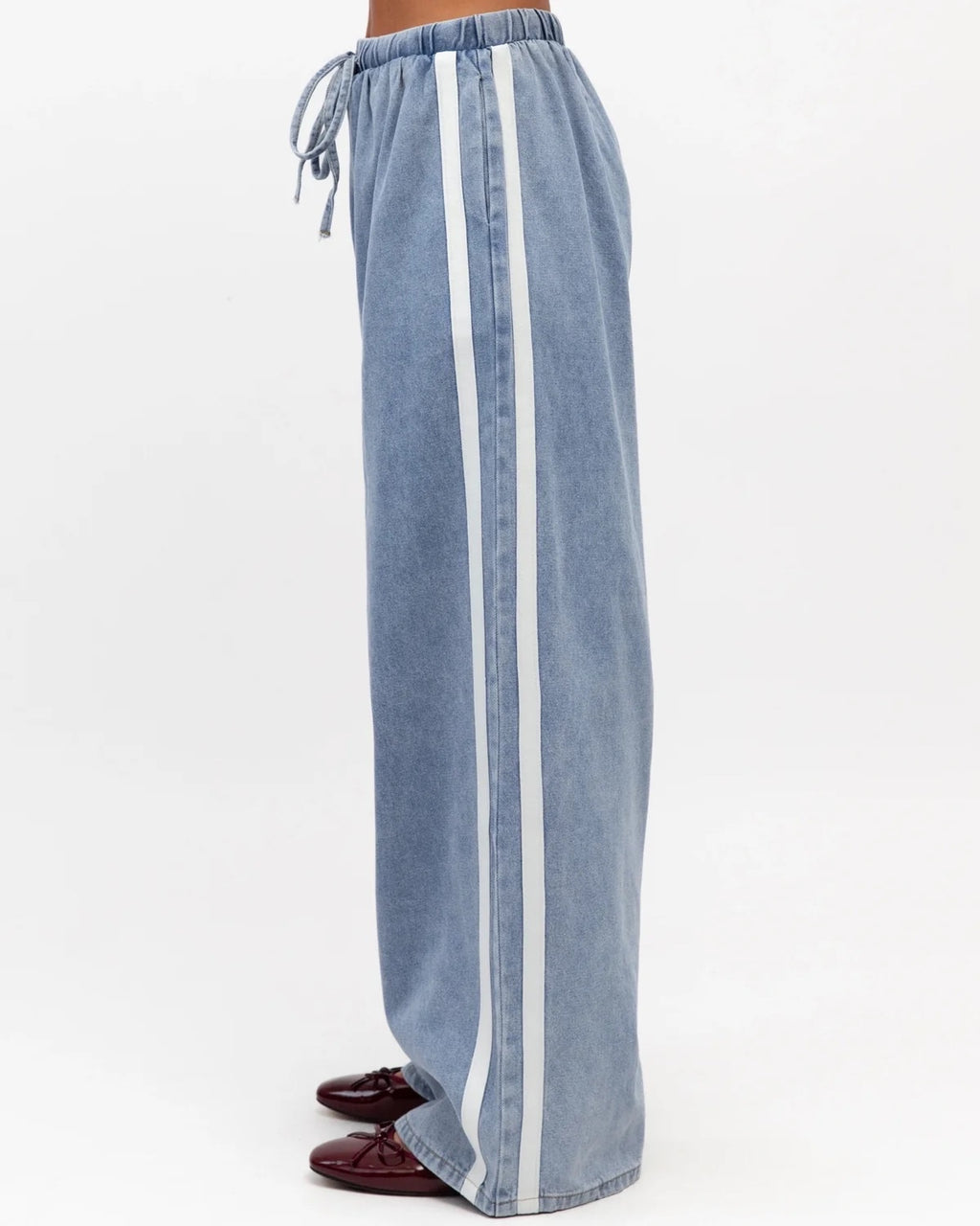 WKND Denim Wide Leg Pants