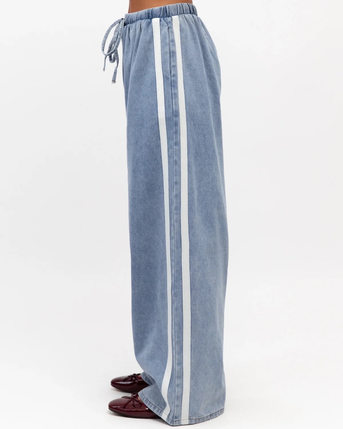 WKND Denim Wide Leg Pants