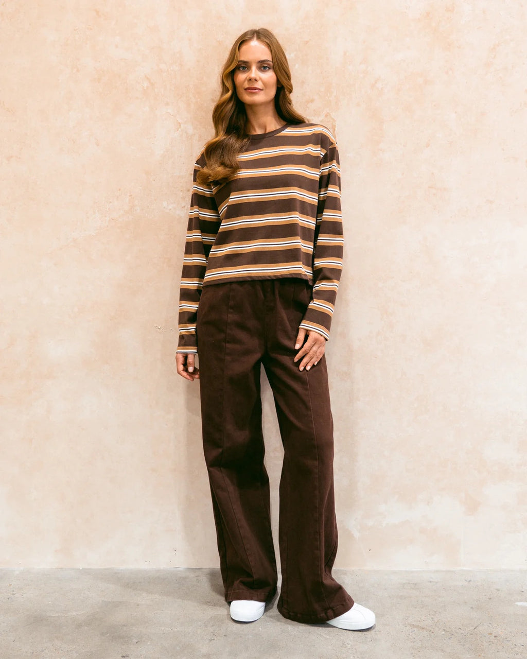 Espresso Chocolate Stripe Long Sleeve