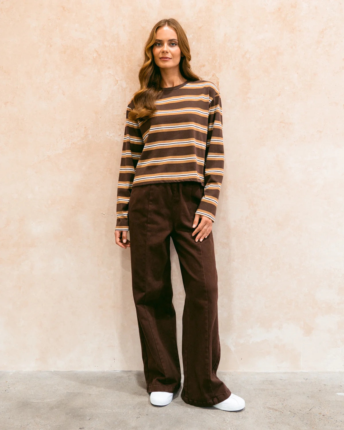 Espresso Chocolate Stripe Long Sleeve