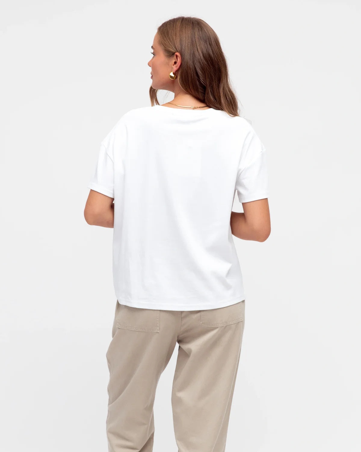 Easy Tuck Tee - White