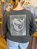 Mermaid Mirage Jumper -  Charcoal