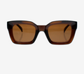 Onassis classic chunky sunglasses in chocolate brown, Reality Eyewear